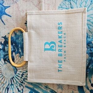 The Breakers Palm Beach Jute Bag